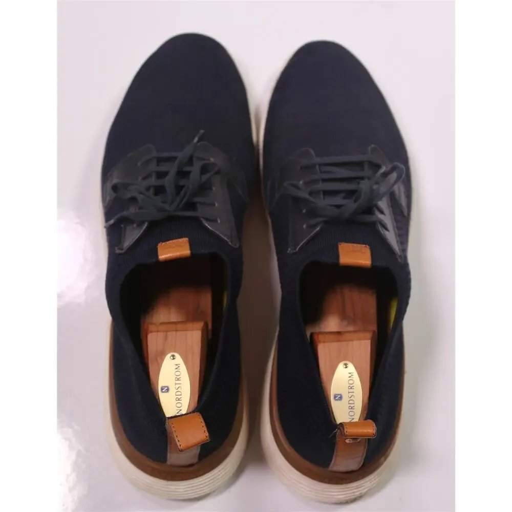 Wolf & Sheppard Swift Knit Navy Blue Derby Casual Dress Shoes Men's 13